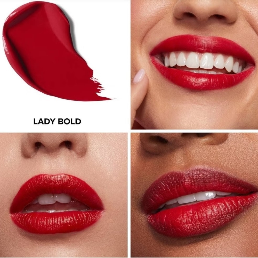 Too Faced Lady Bold Pigment Red 01 Lipstick